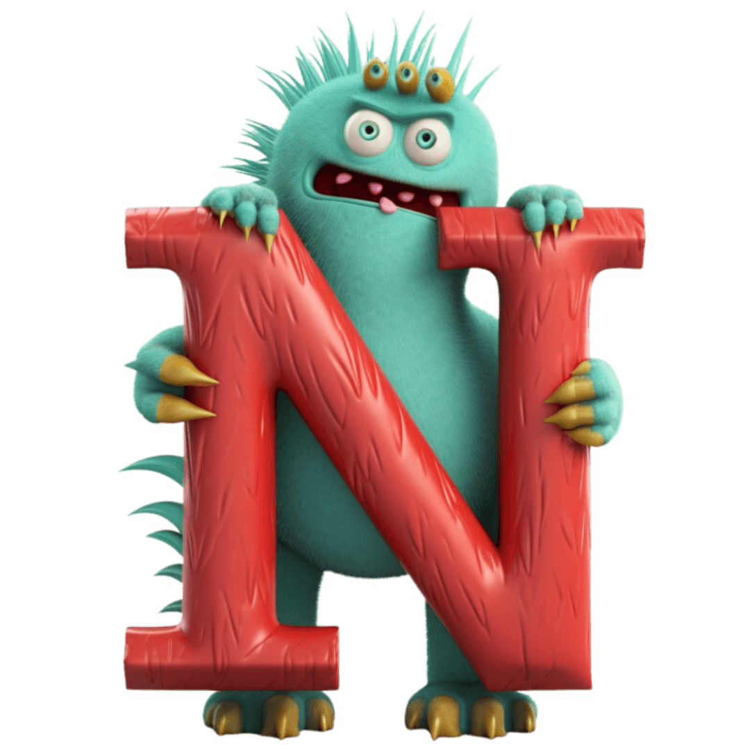 image of letter n