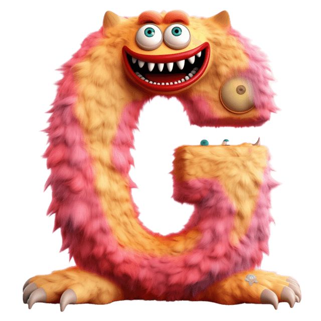 LUCA monster letter G character