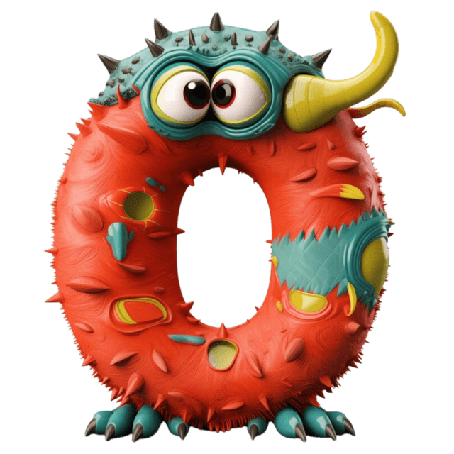 LUCA monster letter O character