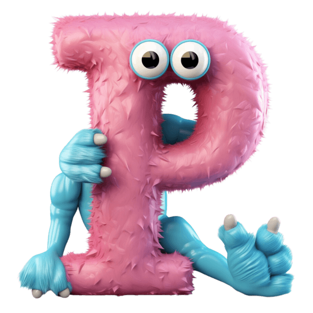 LUCA monster letter P character