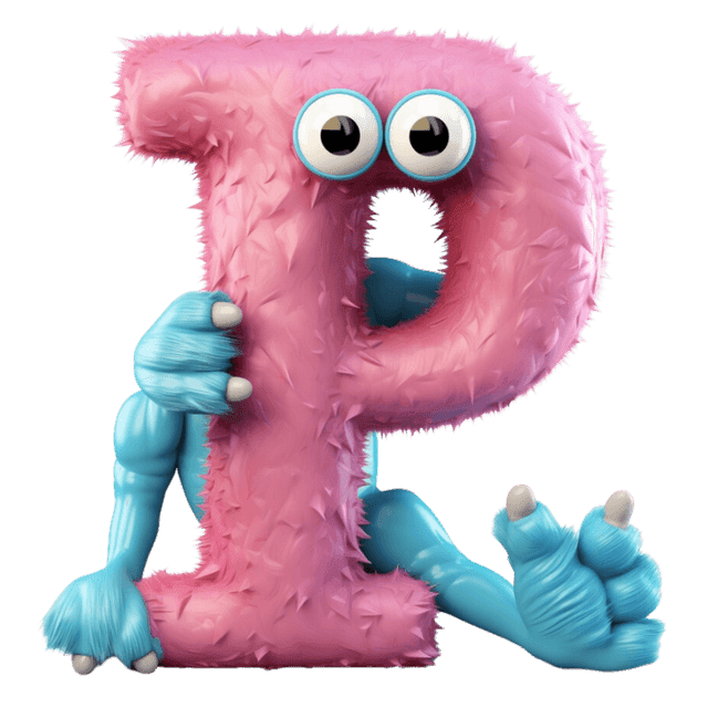 LUCA monster letter P character