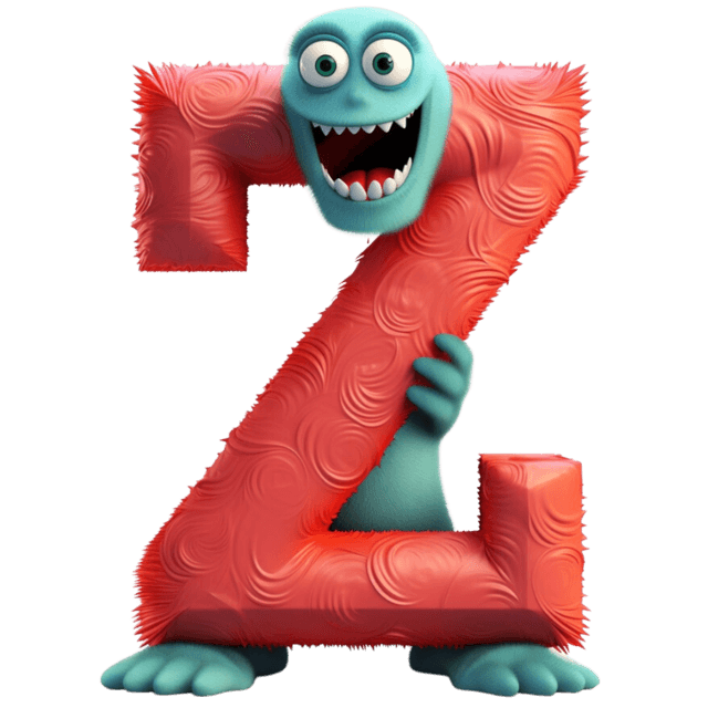 LUCA monster letter Z character