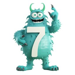 Seven monster character