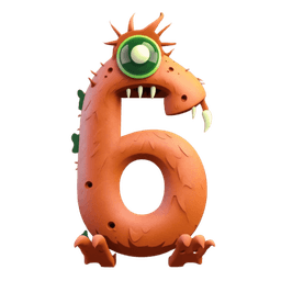 Six monster character